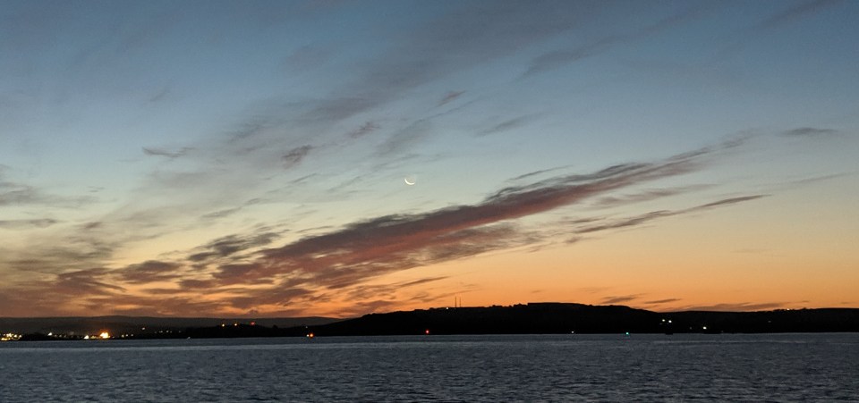 Plymouth Sound early morning, August 2019