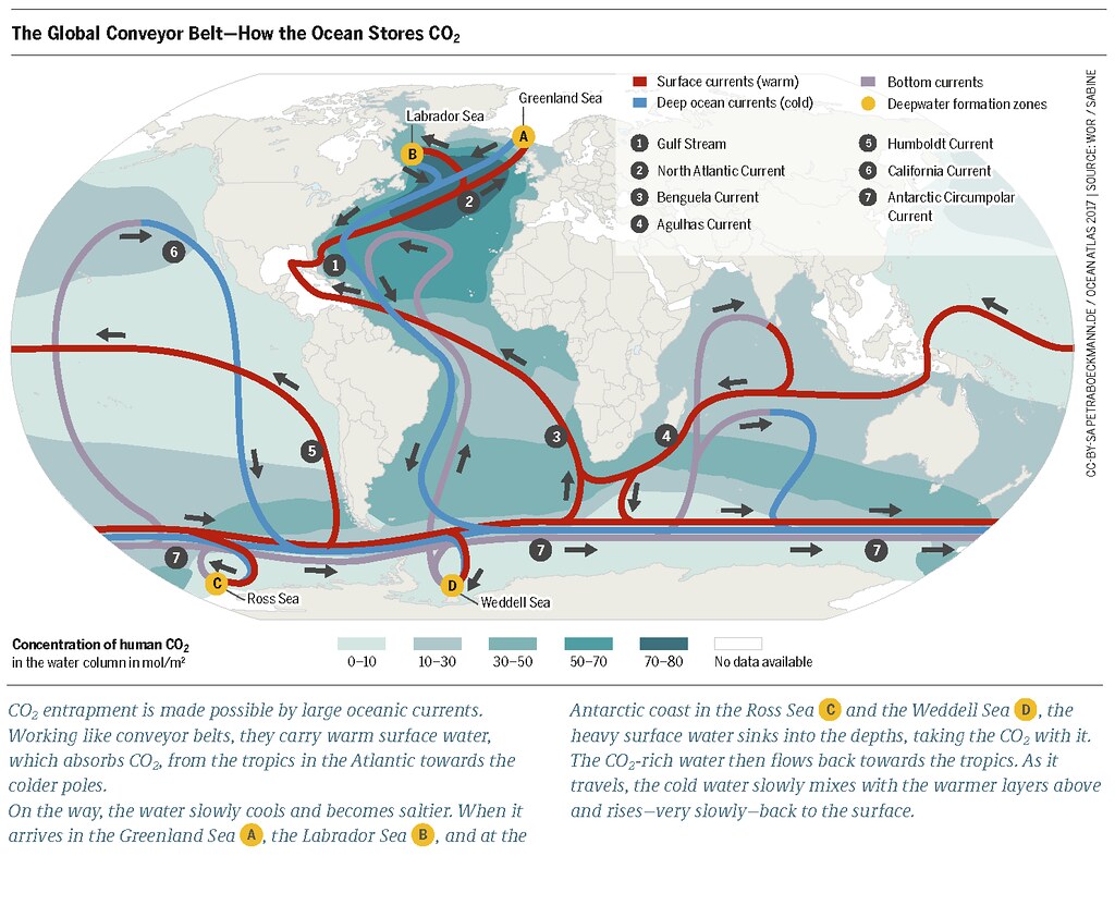 "The Global Conveyor Belt – How the Ocean Stores CO2" by boellstiftung is licensed under CC BY-SA 2.0