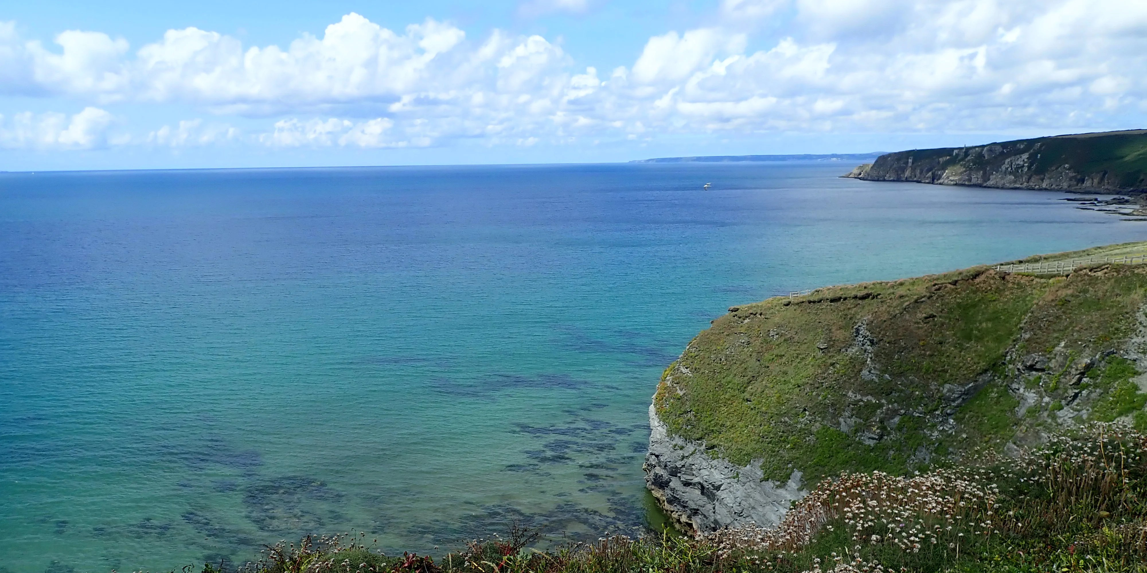 Coastal seas on the Lizard Peninsula, Cornwall. (c) C Braungardt 2023