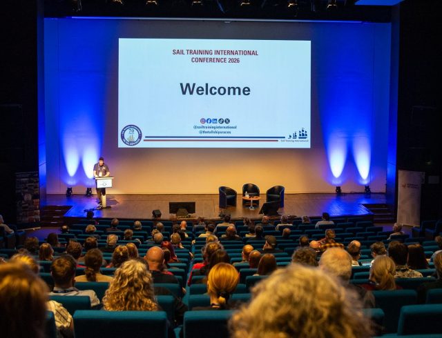 Opening ceremony of the Sail Training International Conference in Bordeaux, 24/01/26. Image credit: Kris Romański.