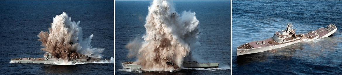 Torpedo attack on war ship. CC0 Public Domain